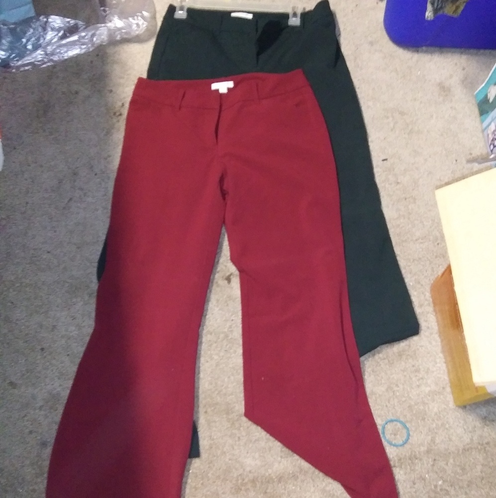 2 pair dress pants